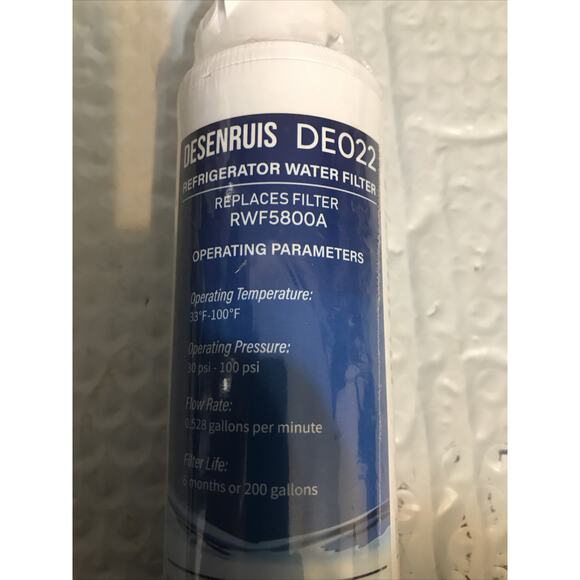 NEW Desenruis Refrigerator Water Filter | DE022 | Replaces RWF5800A | FREE SHIP - Picture 2 of 7